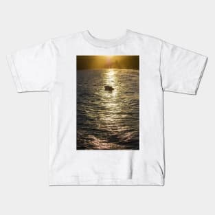 Boat on the Sea Kids T-Shirt